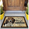 PR Print Royal Doormat Pets with Dog Picture Beagle -