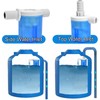 Rarapop 2Pcs 3/4'' Automatic Float Valve Water Level Control Inside