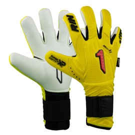 Rinat Aries Nemesis Prime Adult Goalkeeper Gloves, Yellow, Size 8