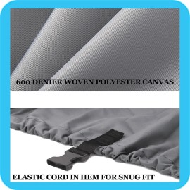 SBU GREY BOAT COVER FOR CHAPARRAL BOATS 2000 SL 1990 1991 1992 1993