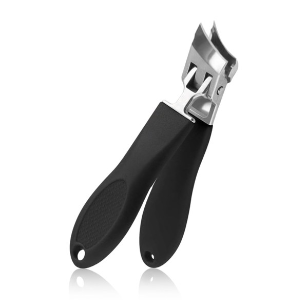 Nail Clippers,Wide Jaw Opening Anti-Splash Slanted Nail Clipper,Toenail Clippers for
