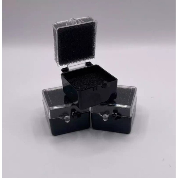 Dynamic Manufacturing 50 Pack, 1" Black Crown Foam Case Container