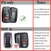Genuine Leather Remote Key Fob Cover Case Protector for Previous