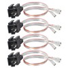 NuIth Car Door Speaker Wire Harness Adapter Connector Compatible with
