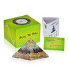 Orgonite Crystal Triple Money Pyramid Energy Generator Promotes Wealth and