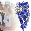 2Pcs Corsage Brooch Fashion Retro Exquisite Alloy Pins Applique Clothing