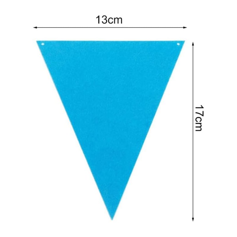 48Pcs Rainbow Pennant Banner, BetterJonny 4 Pack Felt Fabric Flags