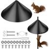 Qualirey Squirrel Baffle for Bird Feeder Bird House Guard Stopper