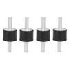 KooingTech Vibration Damper, Rubber Buffer M6, Pack of 4 Rubber