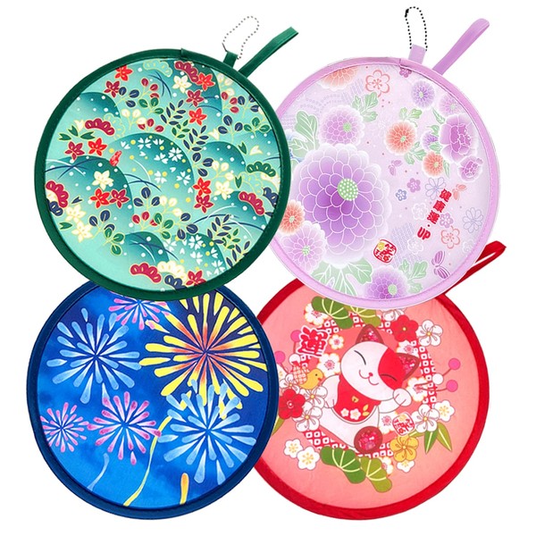 MXY Foldable Fan Summer Handheld Fan Round Folding Hand Fan
