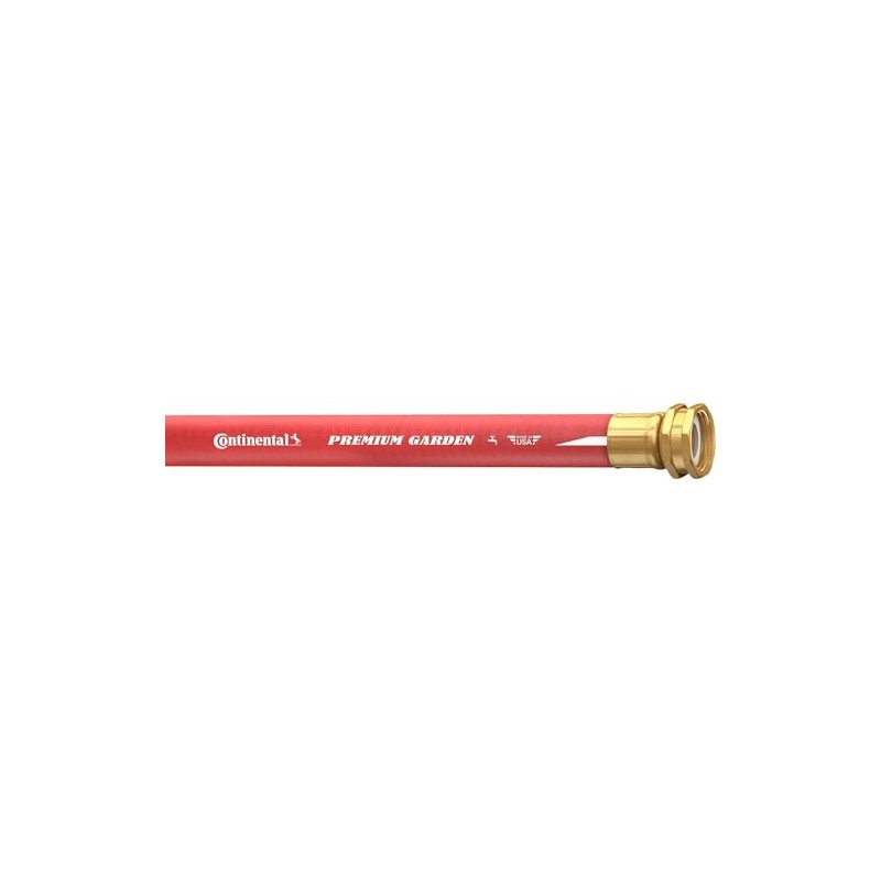 Continental Premium Garden Red Heavy Duty Hot Water Garden Hose,