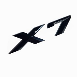 MCK Auto - X7 Black Glossy Boot Logo Rear Badge Emblem Tuning Modification M50d