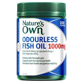 Nature's Own Omega 3 Odourless Fish Oil 1000mg Cap X 200