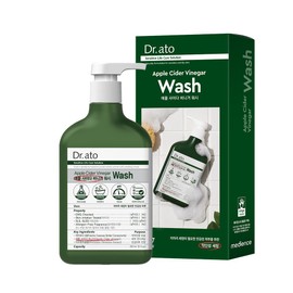 Dr.ato Apple Cider Vinegar Body Wash for Sensitive Skin, Hypoallergenic, Paraben-Free, Allergen-Free, Skin Irritation Tested, Safe Ingredients (10.5 Fl Oz)