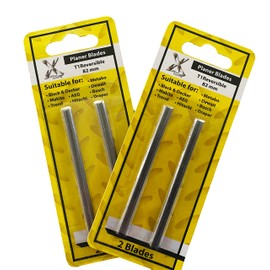 3-1/4 Inch HSS Planer Blades - Fits Ryobi HPL51K & Makita 128314, 1902X7 82mm Jointer Knives - Pack of 4