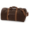 Quadra desert canvas holdall in Vintage Brown