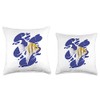 Angel Fish Throw Pillow, 16x16, Multicolor