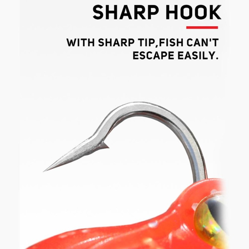 6Pcs Octopus Swimbait Soft Fishing Lure with Hook Squid Jigs