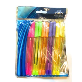 Kensington Stationery Glossy Colour Pens - Assorted Colours (Pack of 12)