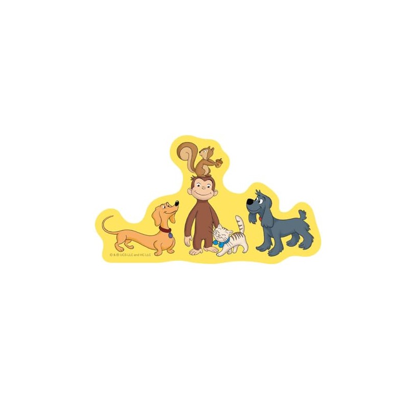 Curious George Sticker (George & Friends) CG-SE011