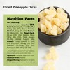NUTS U.S. – Dried Pineapple Dices | No Added Colors