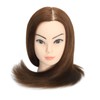 VEELTRAS Training Head Human Hair Mannequin Head Styling Head Professional
