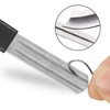 CVDYWDJIE 2 Pieces Mini Sharpening Stones, 2 Pieces Carabiner, Fishing