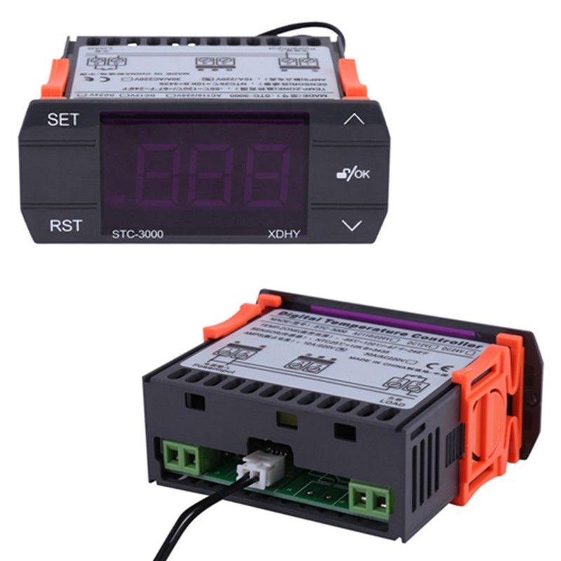 STC-3000 Touch Digital Temperature Controller Thermostat With Sensor(30A)