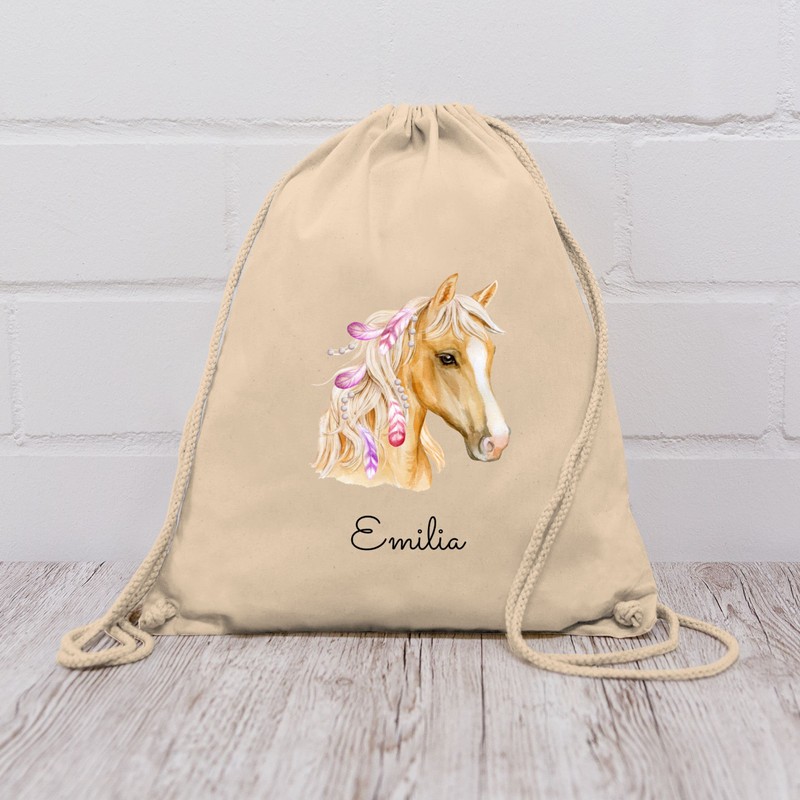 Geschenk mit Namen personalisiert by Shirtracer - Gym Bag Backpack
