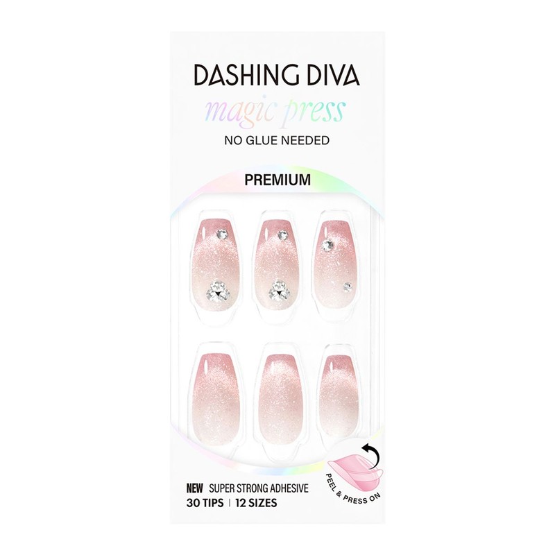 Dashing Diva Dashing Diva Magic Press Rosel (Coffin) Nail Tips