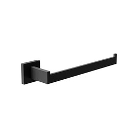 Amig - Bathroom Towel Rail Mod. Isla-2 | Wall-Mounted Towel Holder Screws Included | 270 x 75 x 55 mm | Stainless Steel | Matt Black