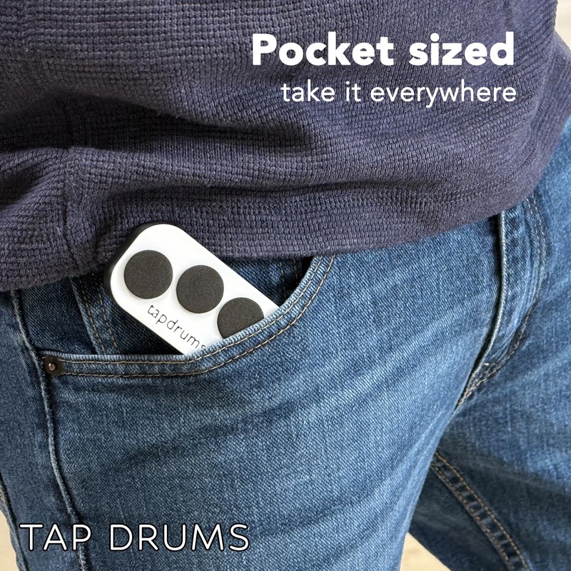 Tap Drums - A Silent Fidget for Everyone, Inspired by