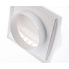 Steinberg14 White 125mm / 5'' Plastic Cowled Hooded Air Ventilation