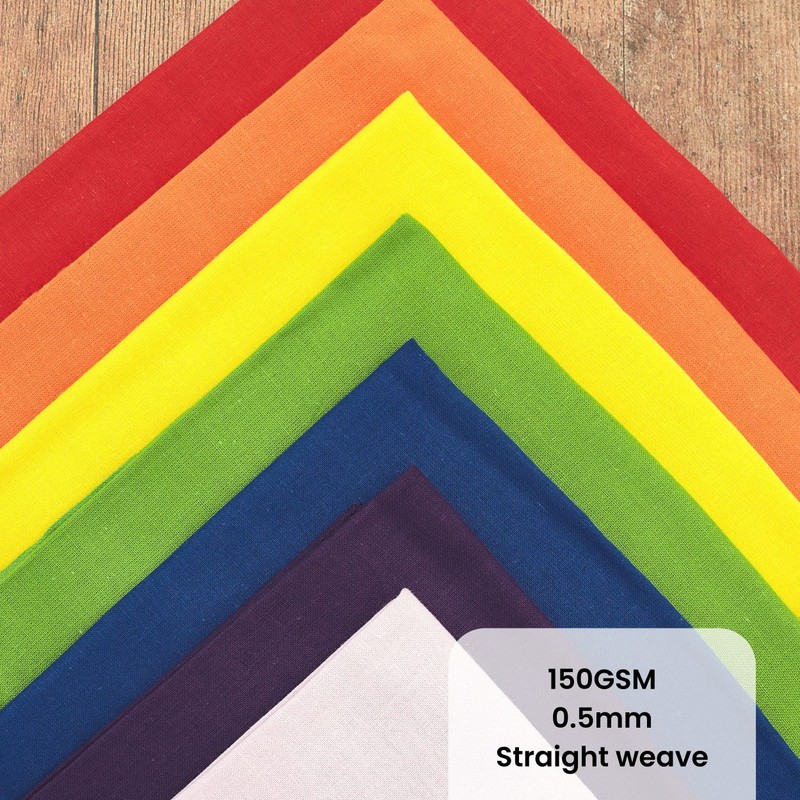 100% Cotton Fabric 60 Inch 150cm Wide 150GSM Material for