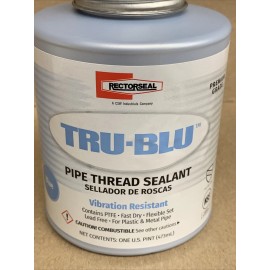 Rectorseal Tru-Blu Blue Pipe Thread Sealant  - Pint Size