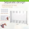 9.6-Inch Acrylic Cabinet Door Straw Holder, Reusable Straw Organizer, Super