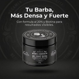 Kit Tratamiento 3 Meses para Barba Escasa y con Huecos Bálsamo de Crecimiento con 20% Bergamota Estimulador que Rellena Zonas, Engrosa el Vello Facial y Activa Foliculos Fortalecedor para Hombre Crecimiento de Barba y Bigote 2025