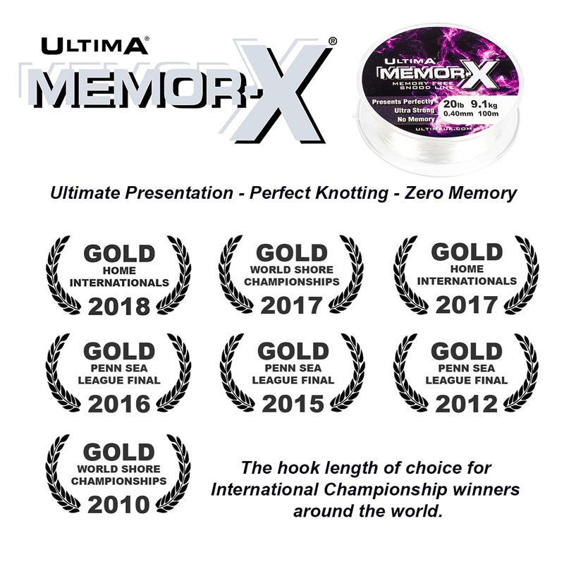 Ultima MemorX Sea Fishing Line Fluo Red 30