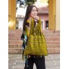 Bolso Artesanal Con Bolitas Chiapas Echo Ha Mano Verde