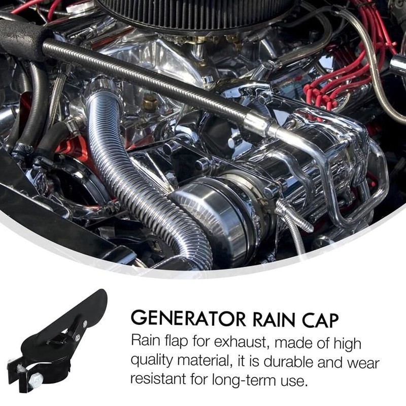 Black Exhaust Pipe Cap Exhaust Pipe Caps Generator Rain Caps