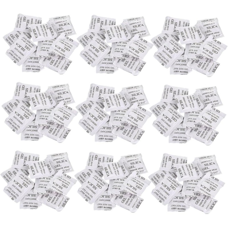 SOLUSTRE 300piezas Paquetes De Gel De Sílice Desecante Ecológicos Para