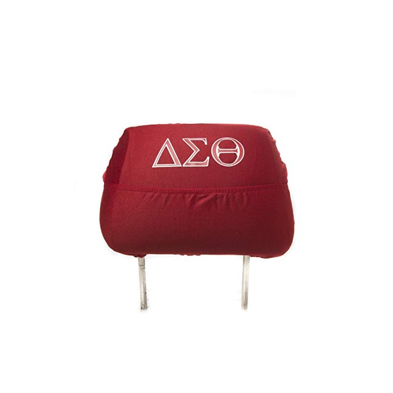 Delta Sigma Theta Red CAR SEAT Headrest Cover