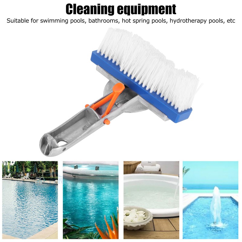 5.5in Pool Brush Portable Nylon Swimming Pool Wall Floor Cleaning