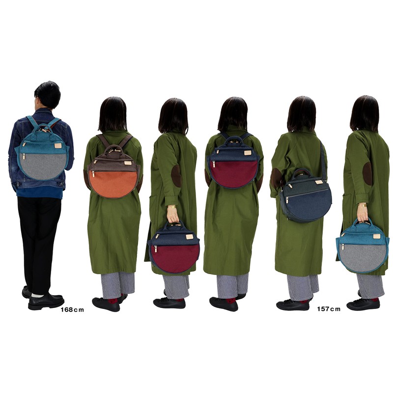 Harvest Backpack Shoulder Tote Bag 3-Way Maru MALTI FY-0740 Harvest,