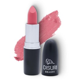 DISURI Beauty Matte Bullet Long Wear Lipstick - Vegan and Cruelty-Free - Smudge and Waterproof Matte Lipstick with Moisturizing Formula - All Day Comfort - (Petal Kiss #20)