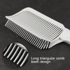 2PCS Barber Gradient Positioning Combs, Ergonomic Barber Fade Combs Professional