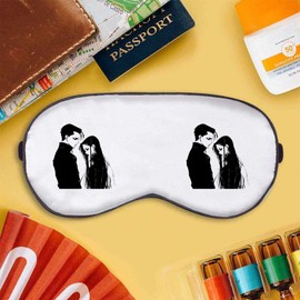 'Goth Couple' Sleep/Travel Eye Mask (EY00024363)
