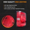 BeamTrack Tail Lights Assembly Compatible with 2014-2019 Chevy Silverado 1500