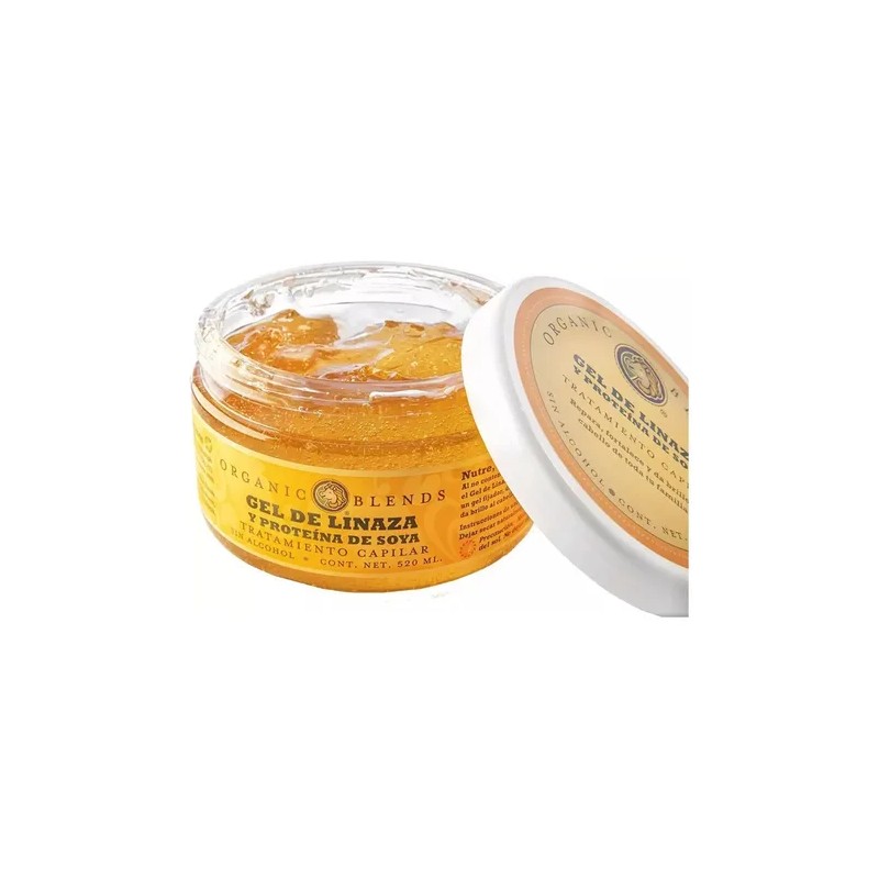 Gel Orgánico Linaza Y Proteína De Soya 520ml Organic Blends