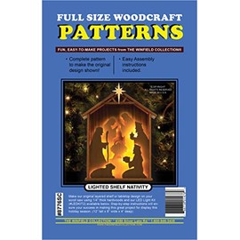 Lighted Nativity Silhouette Scroll Saw Pattern